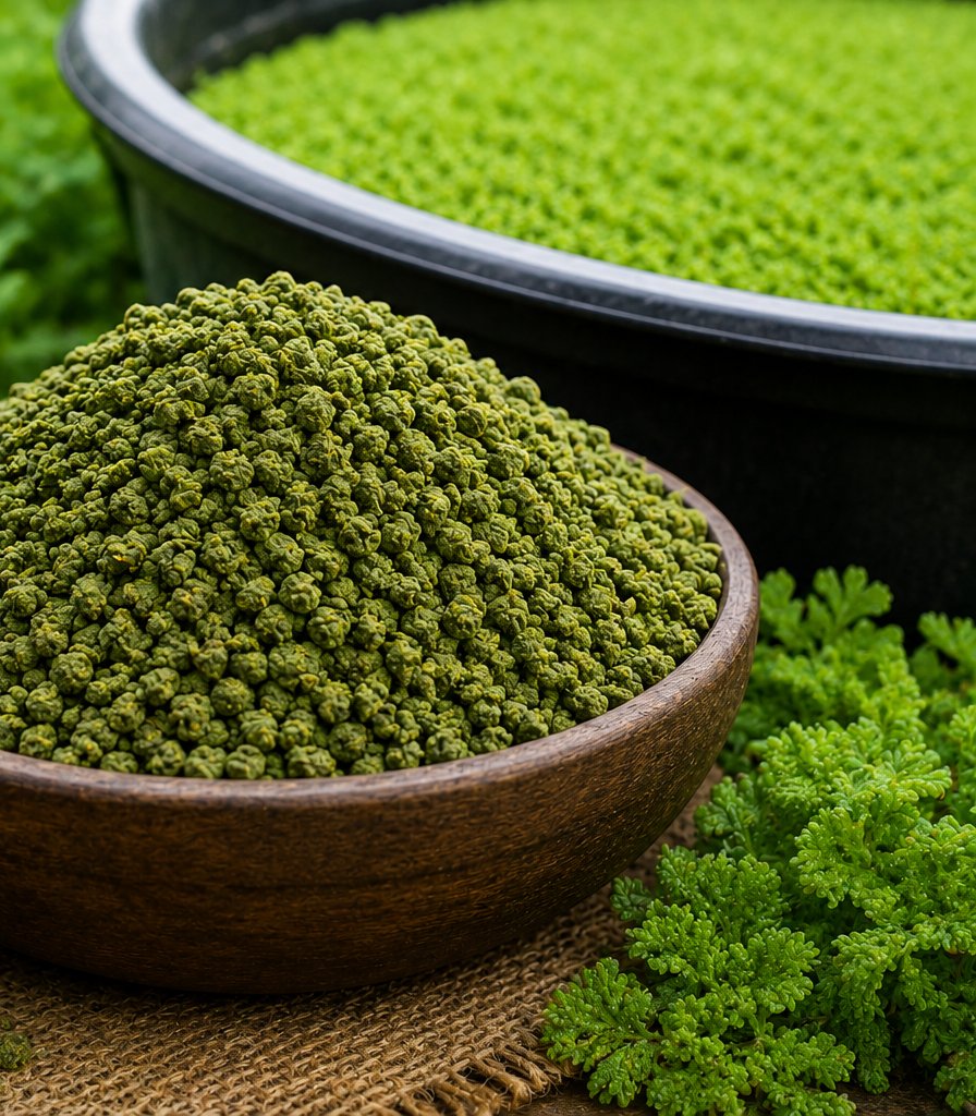 Azolla granules