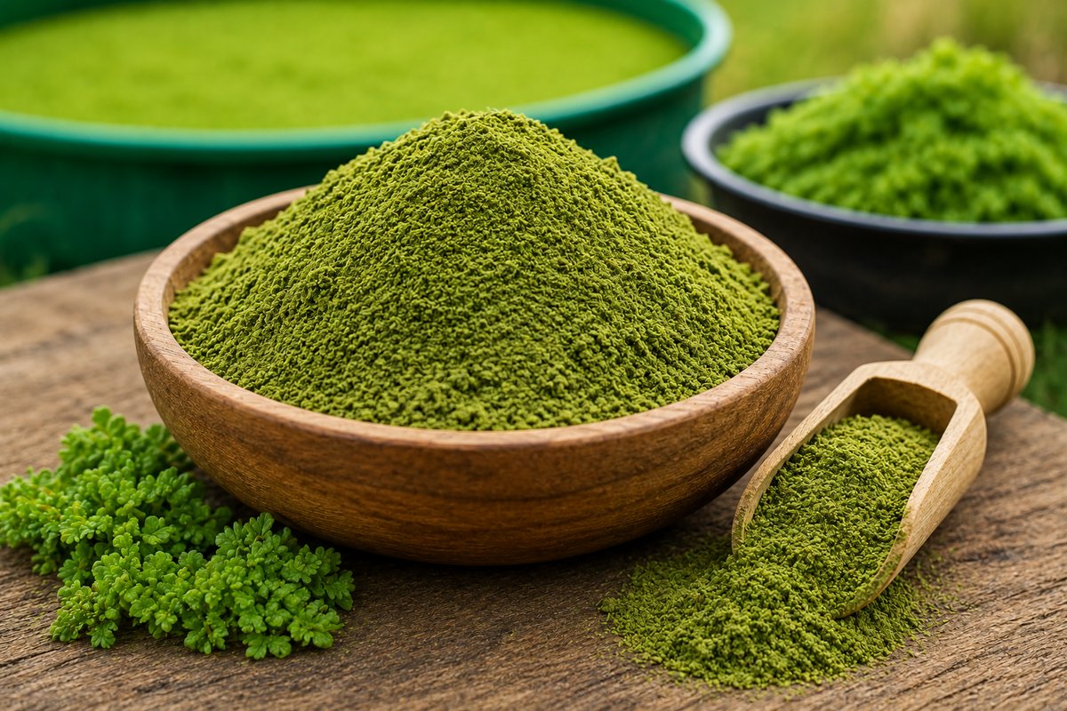 Dried Azolla powder